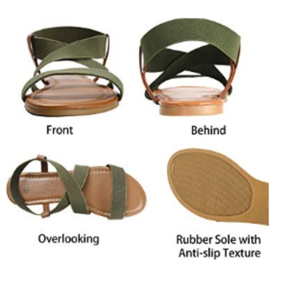 🆕Women's Flat Criss-Cross Sandals - Picture 2 of 8